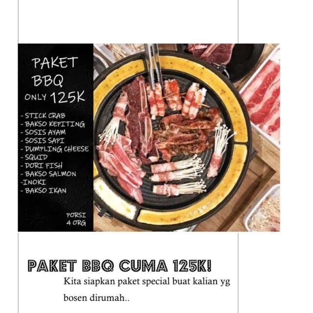 

BBQ Superfood special