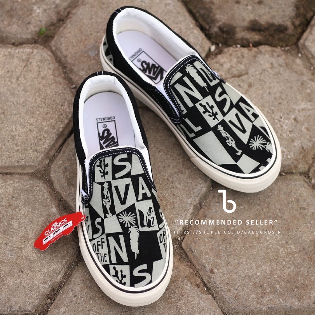 PROMO Vans Slip On Yusuke Hanai Oil Green Premium, Tag Made in China, Kualitas Mewah dan Terjamin