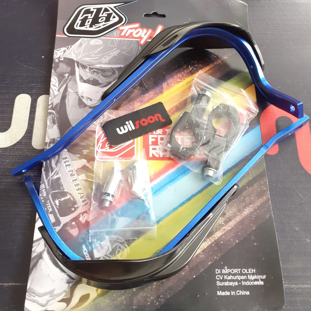 Handguard Proguard / Handlebar Protection Trail Tulang Plus Cover TLD Biru Universal KLX CRF Troy Le