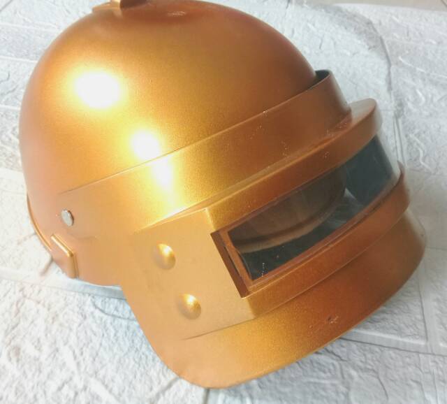 Mainan Helm PUBG Cosplay + Mainan Panci Plastik Logo PUBG Cosplay Remaja Dewasa