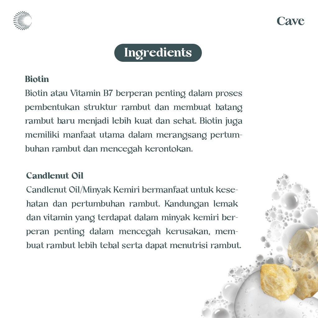 CAVE Hair Shampoo 200 ml Original Shampo Atasi Rambut ROntok dan Kebotakan