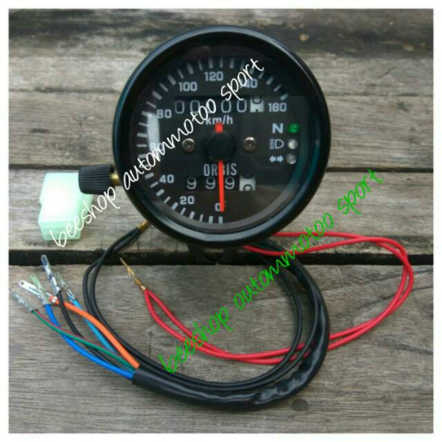 Kilometer Speedometer Odometer Tripmeter Motor Universal Modifikasi