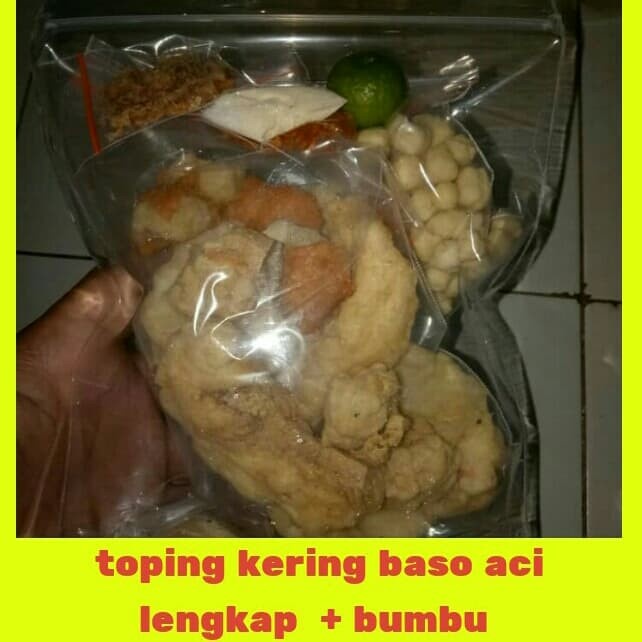 

Instant-Camilan- Toping Kering Lengkap Dengan Bumbu Tanpa Baso Aci -Camilan-Instant.