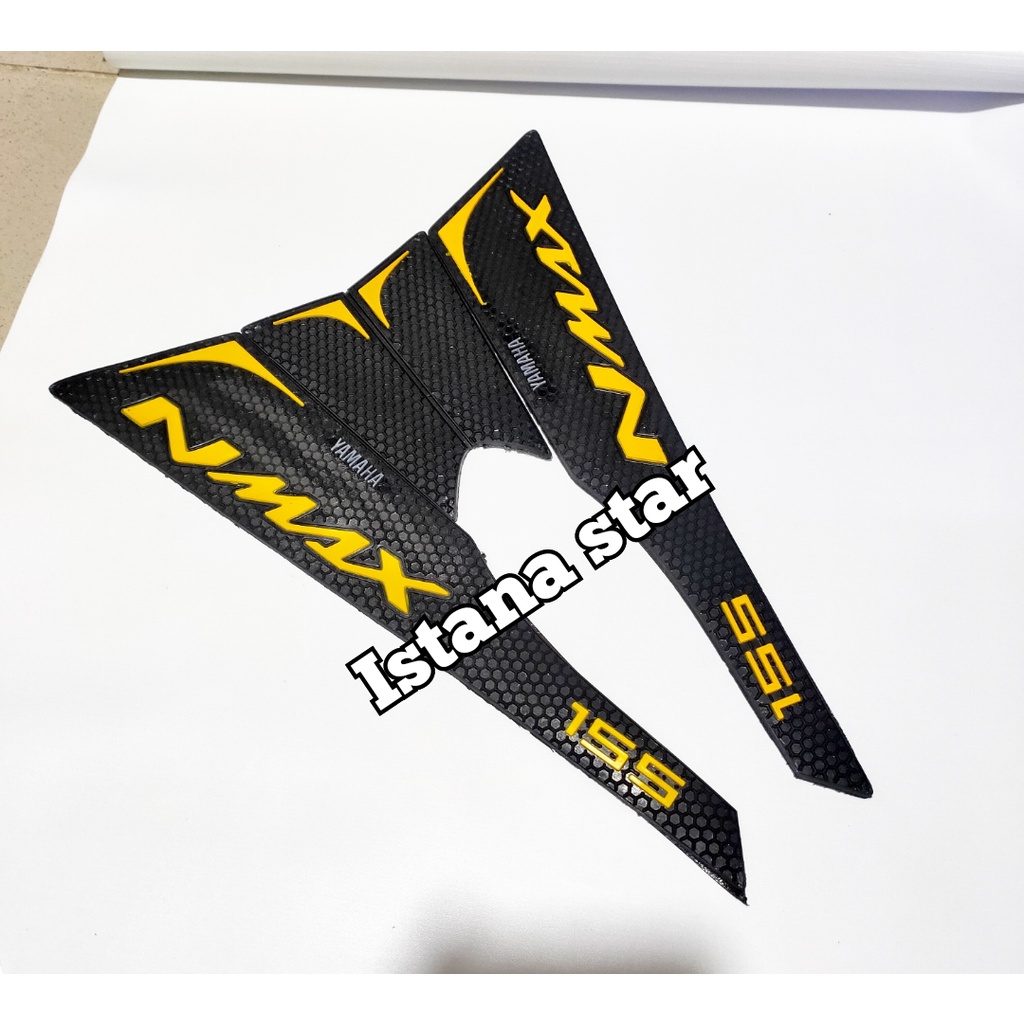 Sticker Stiker Karet Premium Tebal Deck Pad Tank Pad Tankpad Deckpad Yamaha Nmax Old 2015 - 2019