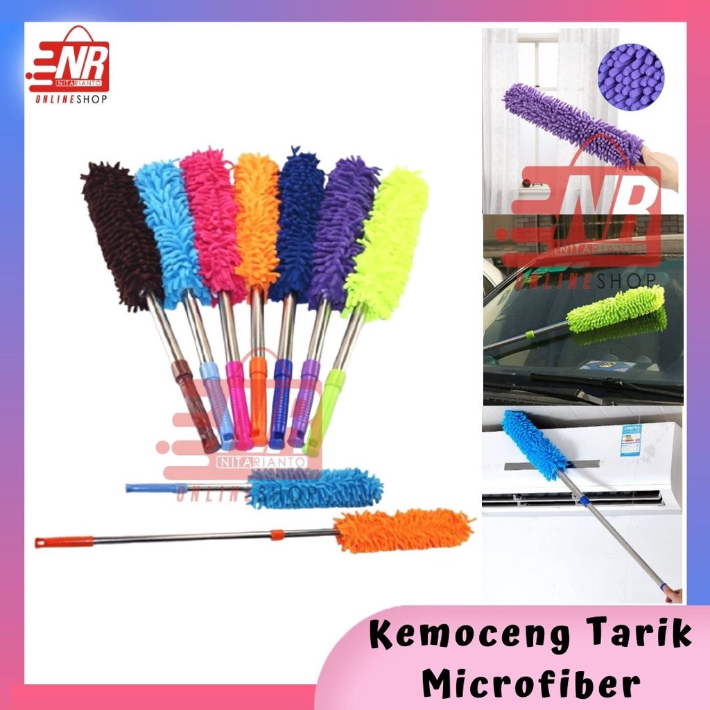 Kemoceng Tarik / Kemoceng Microfiber / Kemoceng Cendol / Pembersih Debu