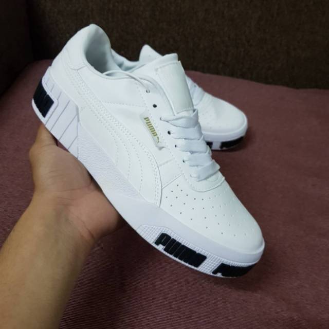 Puma Cali White Black Sole