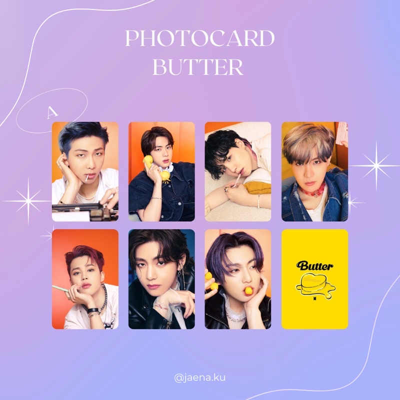 [BTS] PHOTOCARD BTS BUTTER ‼️BACA DESKRIPSI‼️