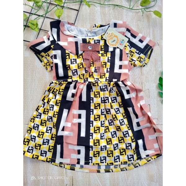 DRESS ANAK IMPORT PREMIUM 1-5 TAHUN FREE BELT CANTIK / DRESS SANTAI ANAK IMPORT PREMIUM