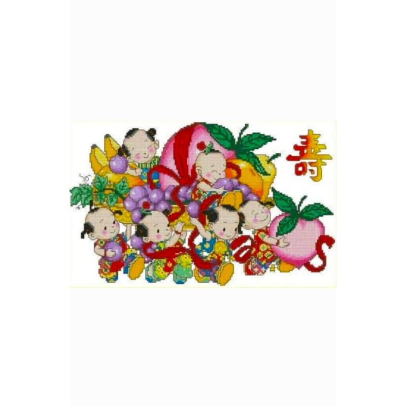 paket kristik anak anak buah keberuntungan religi budha