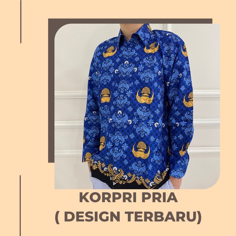 Jual Seragam Baju Batik Korpri Pria Terbaru 2022 Batik Korpri Pria