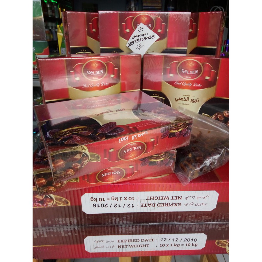 

Kurma Golden Dates 1 Kg (Khalash) Merah