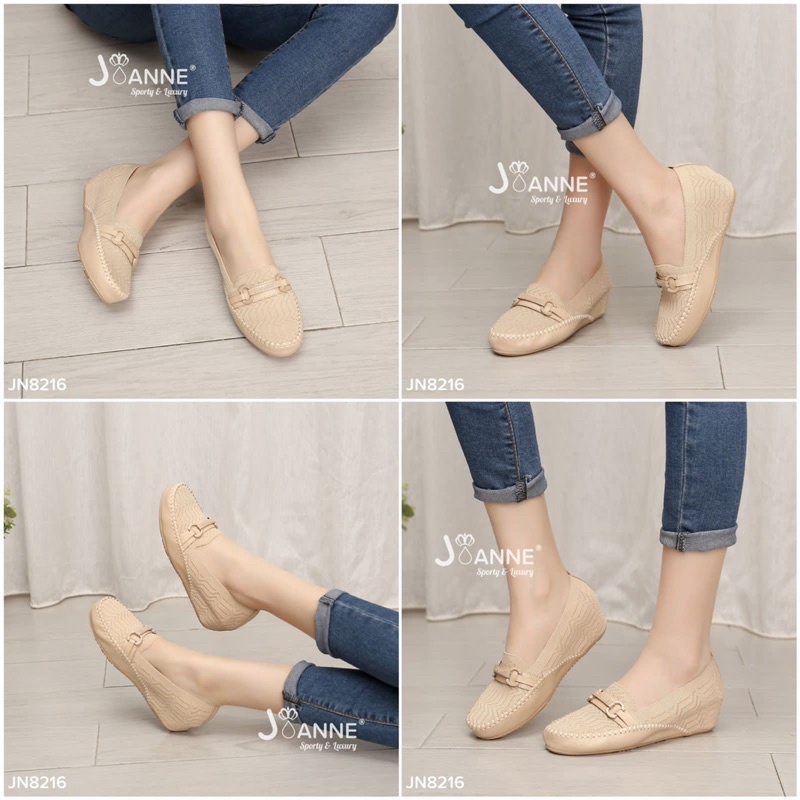 JOANNE Sepatu Wedges Shoes Wanita JN8216 [ORIGINAL BRAND]