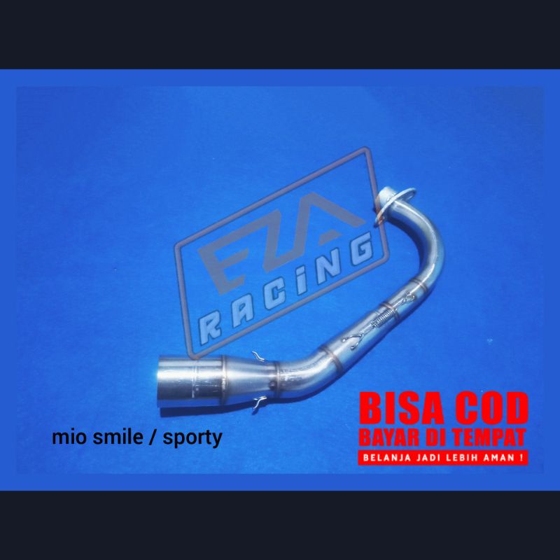 Leher Gulubanyak Pipa Knalpot Racing Mio Smile /Sporty Inlet50