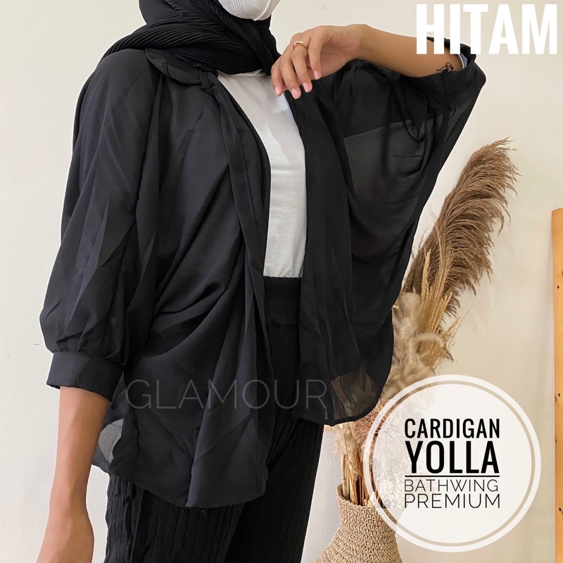 YOLA BASIC OUTER CARDIGAN BATWING PREMIUM