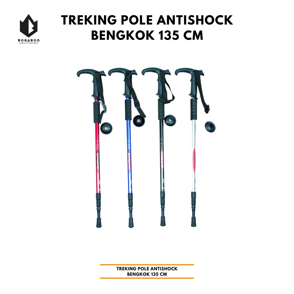 Trekking Pole Antishock - Tongkat Gunung - Tongkat Pendaki - tracking pole - trackingpole - trekpole - trekpole - trackingpul -trakpole