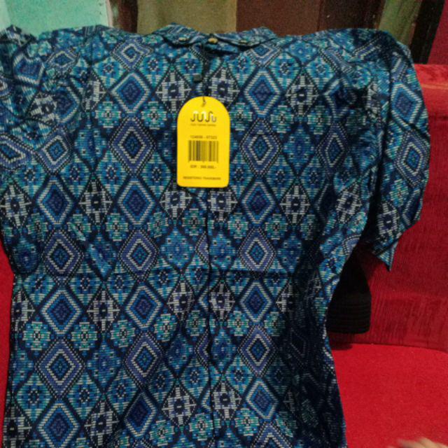 Bswart Batik Hrb026 Kenongo Hem Pendek Padi Pekalongan M L Xl Batik Pria Murah Modern Grosir Batik