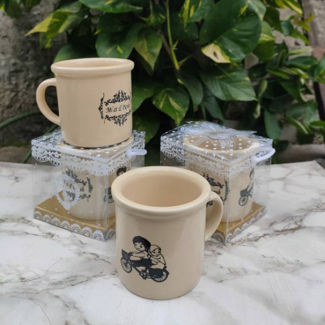 Souvenir Gelas Enamel Kramik