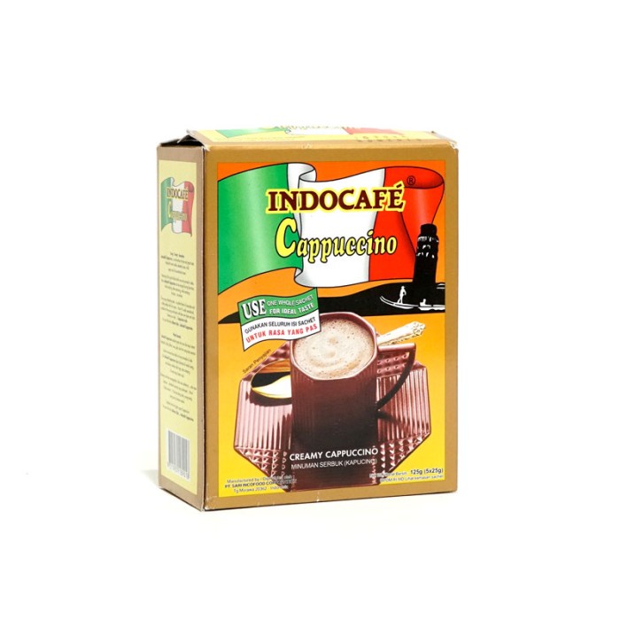 

Indocafe cappucino isi 5 x 25 gr