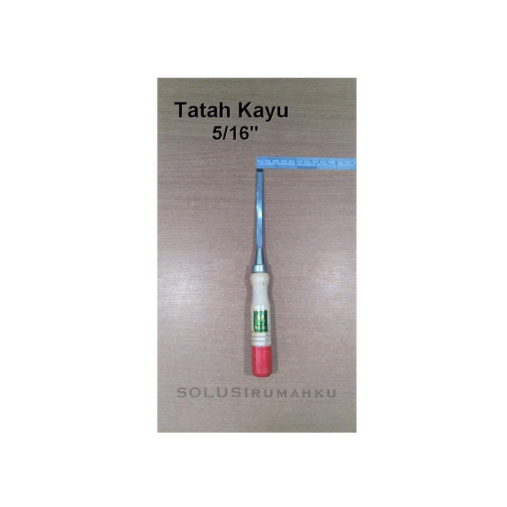 Tatah Kayu 5/16 inch / Pahat Kayu Lebar +/- 8 mm / Firmer Chisel
