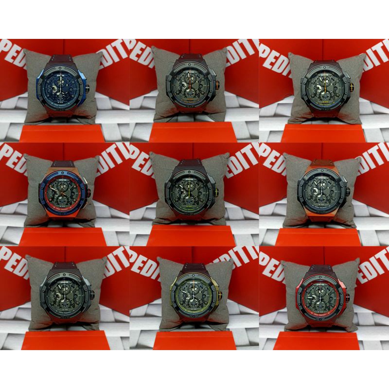 Jam Tangan Pria Expedition 6818 E6818 EXP6818 Tali Kulit