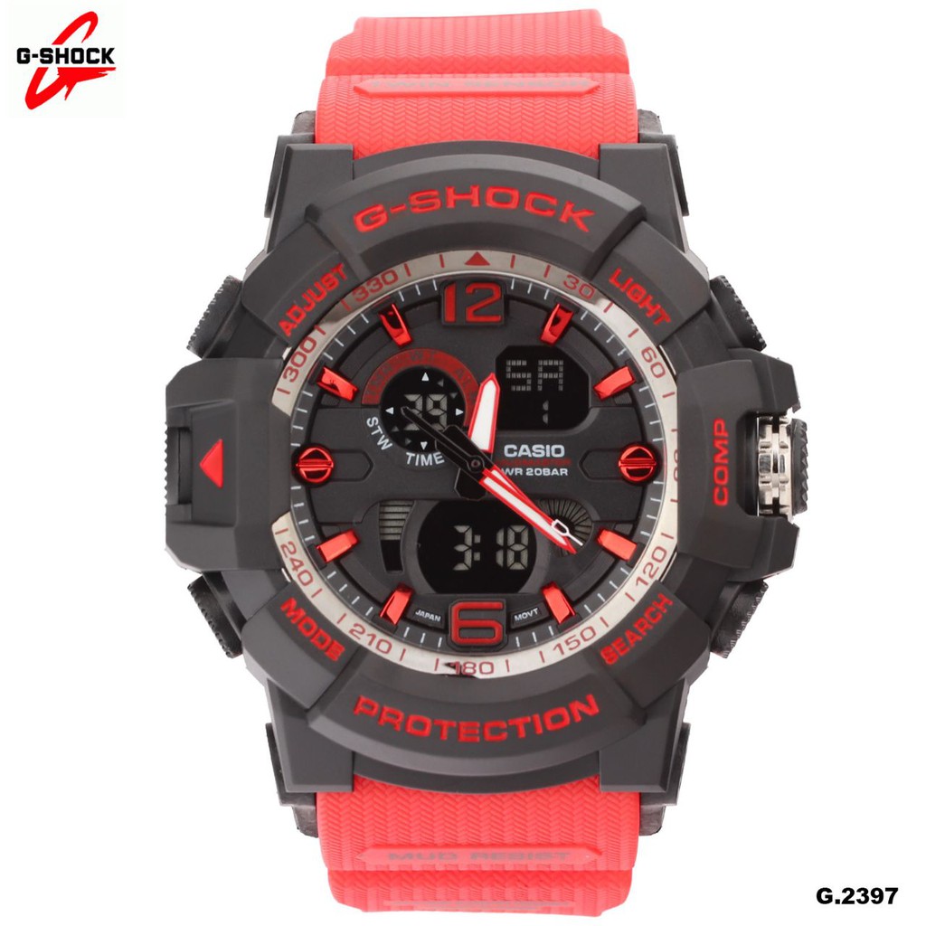 JAM TANGAN G-SHOCK CASIO 1045 TALI MERAH