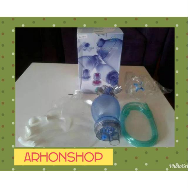 Alat bantu nafas bayi/ sungkup bayi / resutisasi / masker bayi /infant MRM / Dewasa / Anak / ambubag