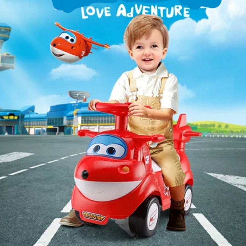 Mainan anak mobil dorong super wings mobil mobilan goes