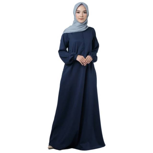 Gamis Elzatta Nazela Hitam size M dan 2XL