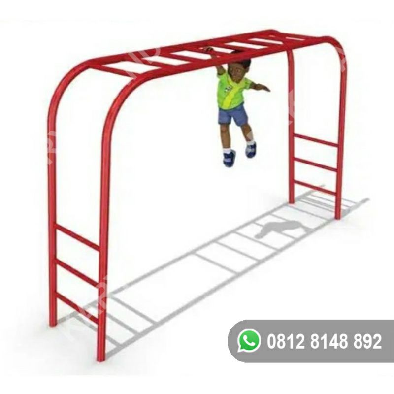 mainan monkey bar besi