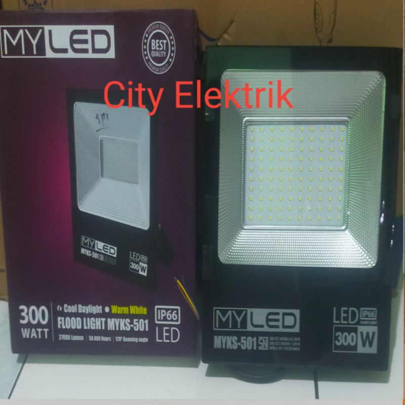 Lampu Sorot / Lampu Tembak 300 Watt My Led ( Putih )