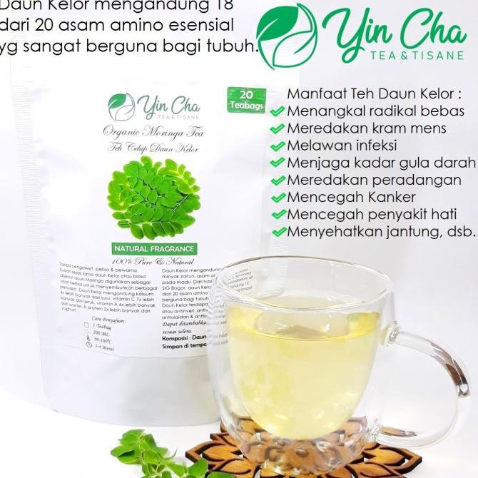 

[[BISA COD]] Teh Celup Daun Kelor Organik/Organic Moringa Tea Premium isi 20 Teabag EKSLUSIF Kode 91
