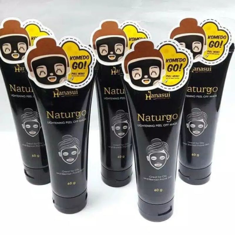 ❤️G.A.SHOP❤️ HANASUI BLACK MASK TUBE / MASKER NATURGO