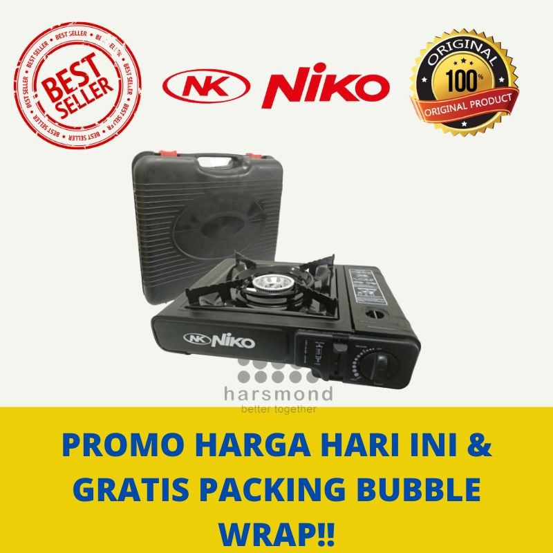 PROMO TERMURAH.!! KOMPOR PORTABLE 2 FUNGSI SIMPLE DAN PRAKTIS NIKO KOMPOR CAMPING AWET! R4