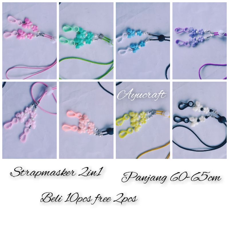 strap masker 2in1 1pcs