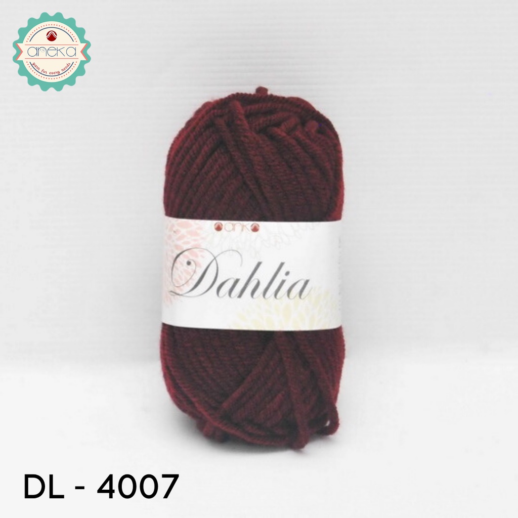 Benang Rajut Karpet Dahlia / Carpet Yarn - 4007 ( Maroon )