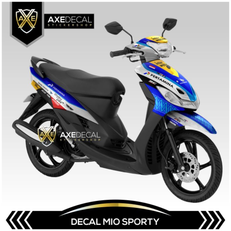 Decal Fullbody Yamaha Mio Sporty / Smile Mandalika - Sticker Full Wrap Mio Sporty Decals
