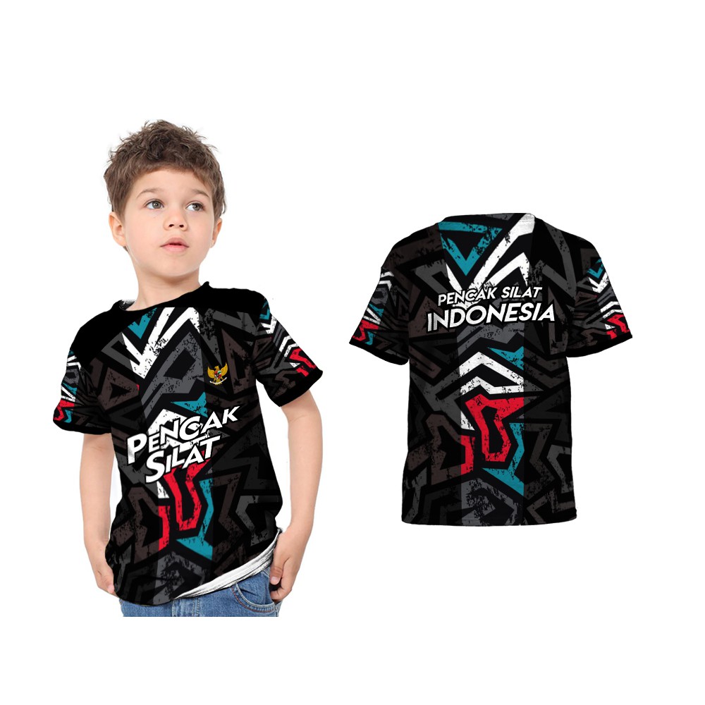 Kaos Anak Pencak Silat Indonesia Custom Fullprint 003