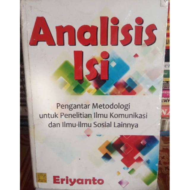 ANALISIS ISI BY ERIYANTO