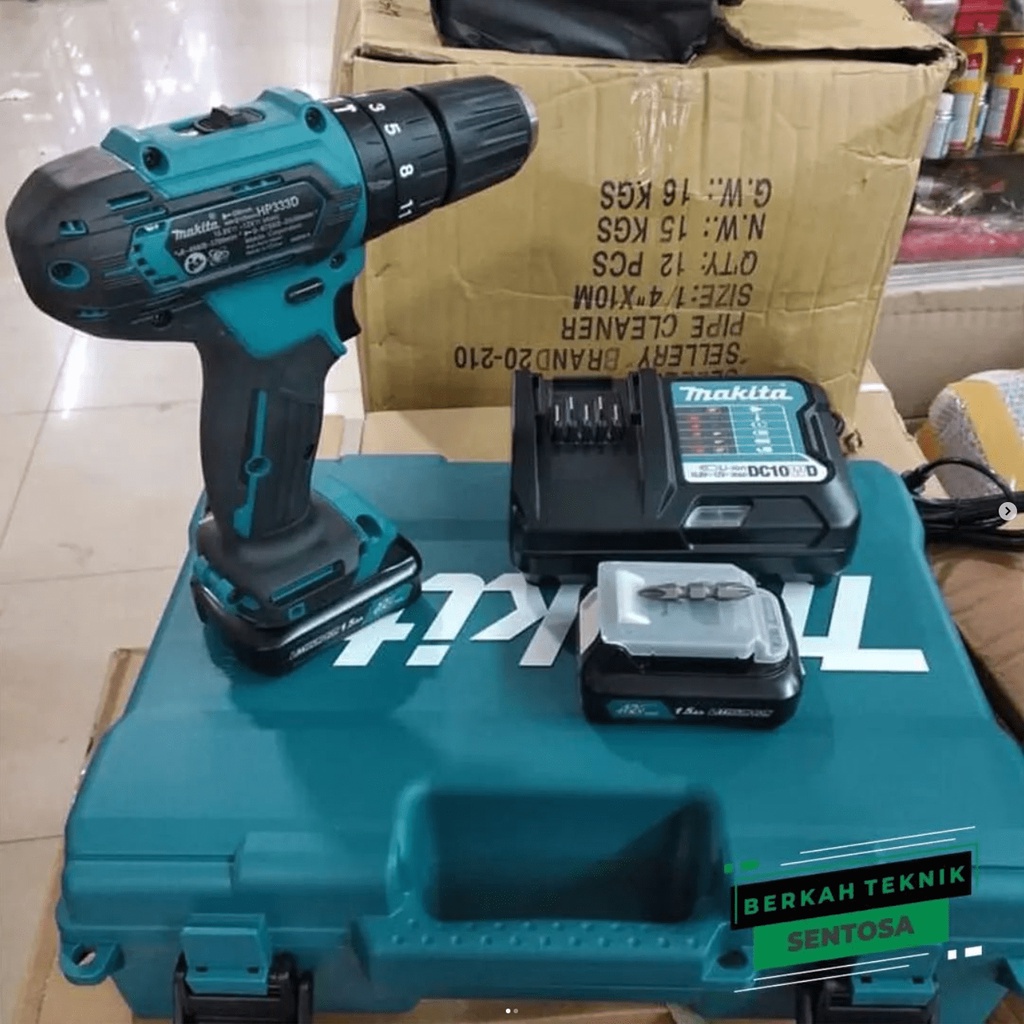 MESIN BOR BETON BATERAI MAKITA HP333DWYE