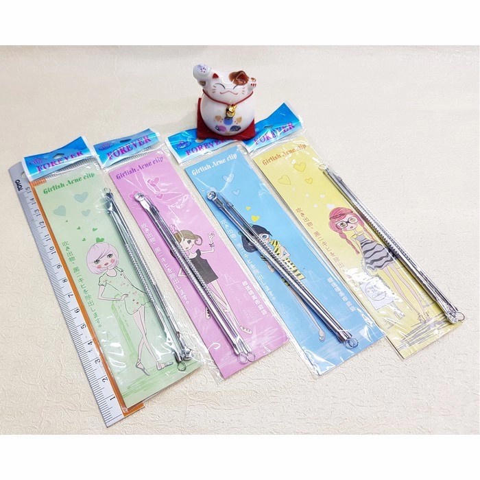 3pcs jarum pinset pembersih komedo alat kecantikan perawatan wajah facial tools