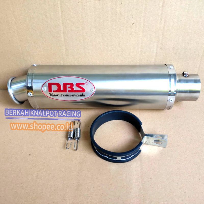 silencer DBS Titan stenlis vixion satria fu sonic cb150r cbr150r r15 gsx mx/mx king. SILENCER SAJA