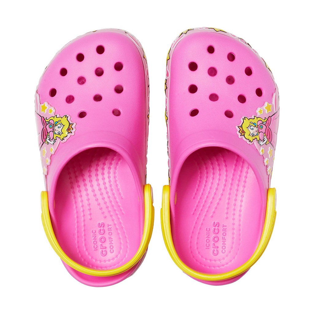 Crocs Princess Peach Super Mario Bros Sandal Anak Cewek Perempuan Original Crocs