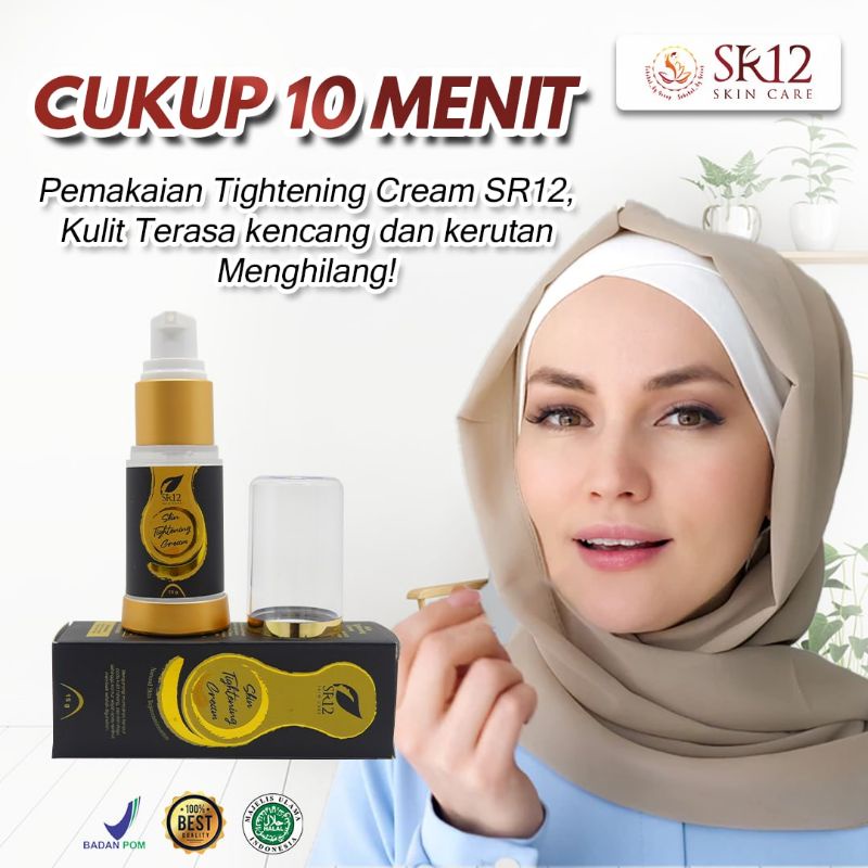 Skin Tightening Cream SR12 | krim wajah , pelembab wajah , krim anti aging , krim pengencang wajah ,