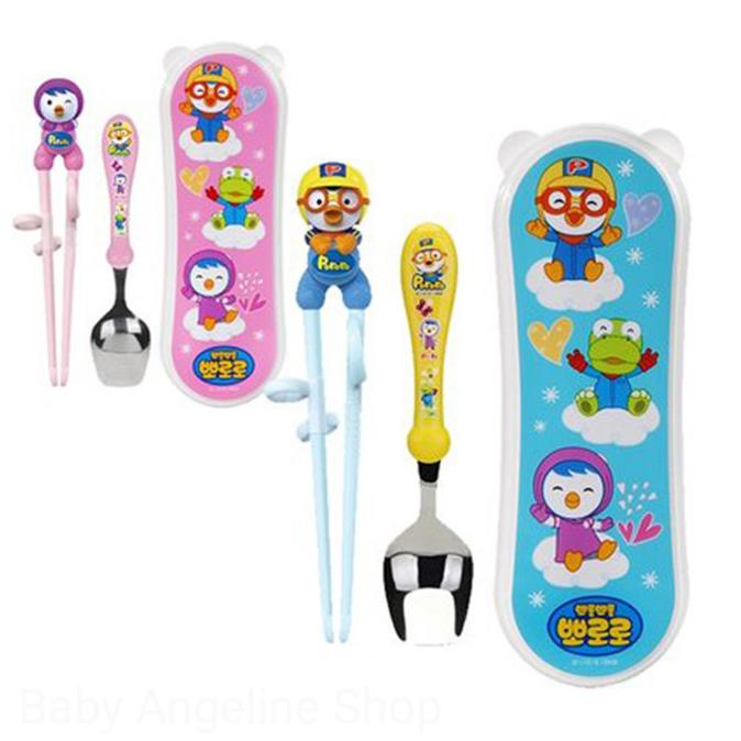 EDISON PORORO PETTY SPOON CHOPSTICK CASE SET SENDOK SUMPIT MAKAN ANAK