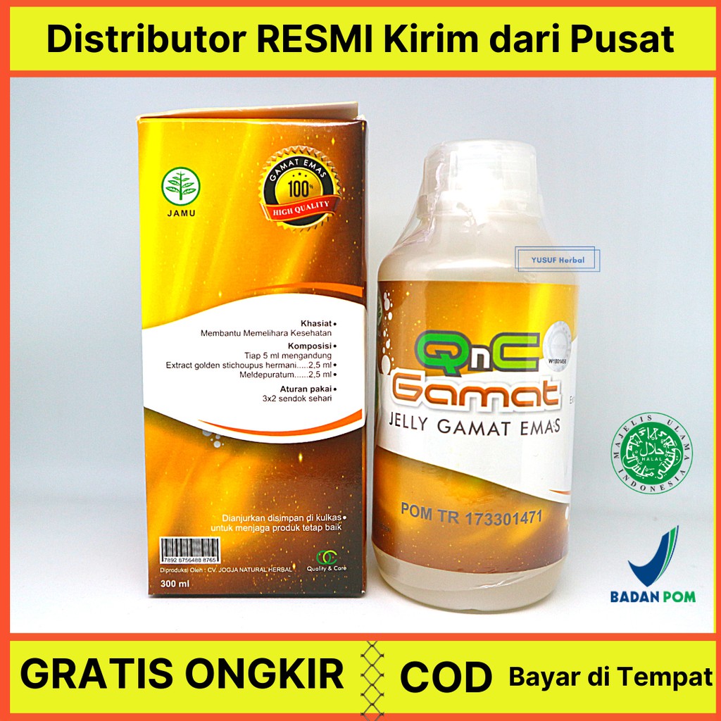 Obat Infeksi Saluran Kemih Isk Anyang Anyangan Beser Kencing Herbal Qnc Jelly Gamat Emas Asli Indonesia