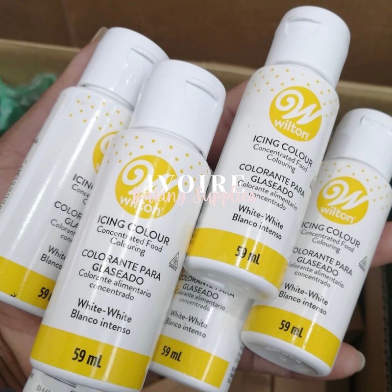 

Wilton White Icing Color Pewarna Wilton Putih