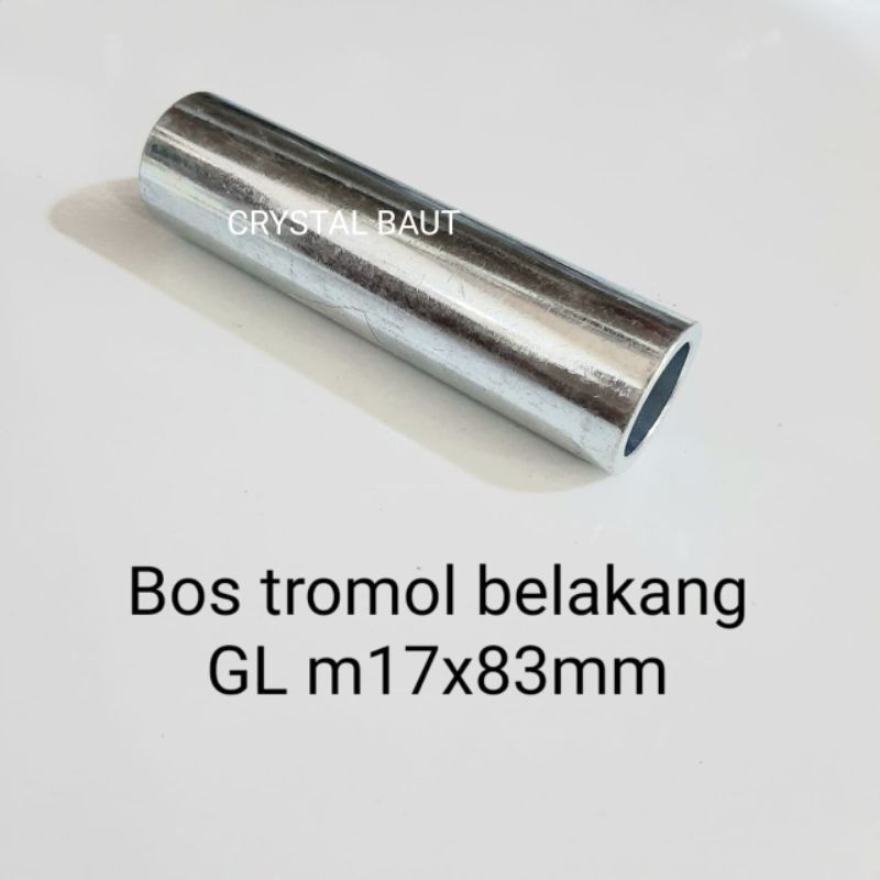 Bos Tromol Belakang Honda GL Diameter Lobang M17 x Panjang 83 Mili