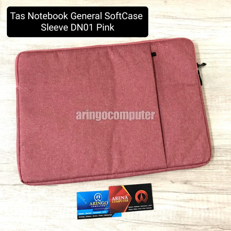 Tas Notebook General SoftCase Sleeve DN01 Pink