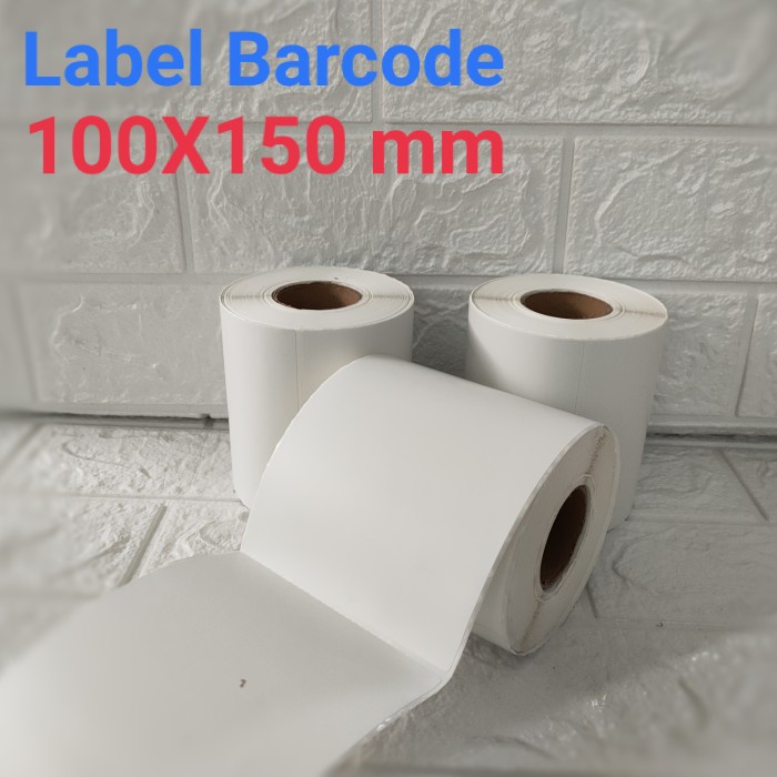 Label Barcode 100x150mm sticker Thermal 100X150 mm