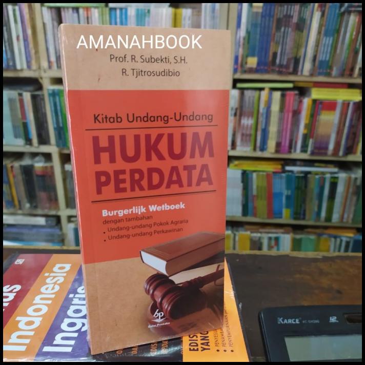 Kitab Undang Undang Hukum Perdata Kuhper Burgerlijk - Subekti Original | Caramel